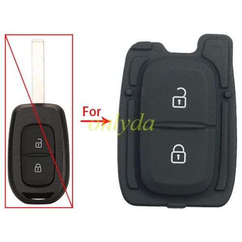 Free shipping 10pcs/lot For Renault 2 button blank pad  remote key shell