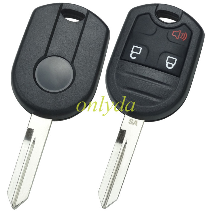 Free shipping 5pcs/lot For  Ford 3 button remote key with 315mhz/434mhz without chip