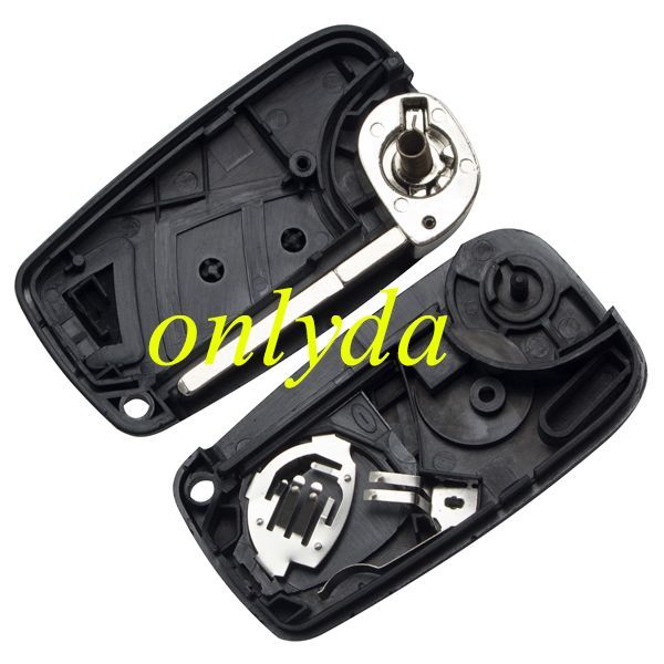 Free shipping For Fiat Delphi BSI 2 button remote key With 7946 Chip and 433.92Mhz Transponder: ID46  / Hitag2 (black) As Model:   (Delphi BSI System) Fiat:Fiorino 2008-2017 QUBO 2008-2016 Peugeot:Bipper CITROEN:Nemo