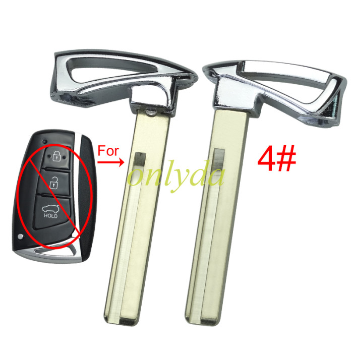 Free shipping 10pcs/lot For Hyundai key blade, pls choose blade