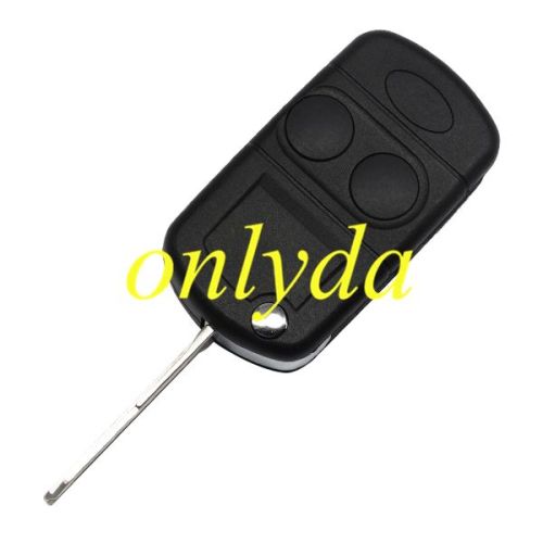 For  landrover  modified  2 button remote key flip blank (Can put chip inside)