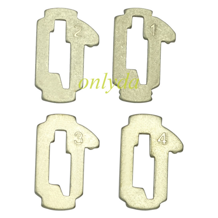 Free shipping 2psc/lot For Toyota Crown lock wafer it contains 1,2,3,4 Each parts has 20pcs