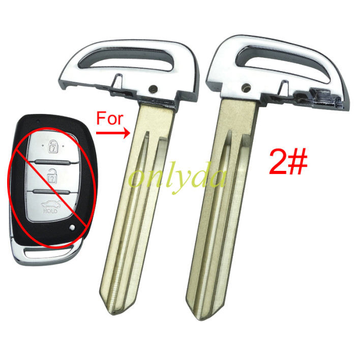 Free shipping 10pcs/lot For Hyundai key blade, pls choose blade
