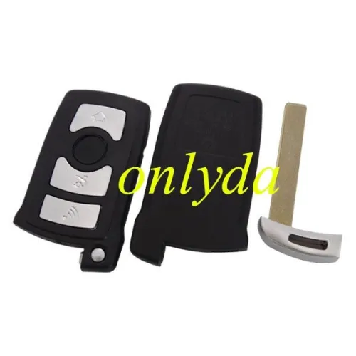 For Bmw 7 series remote key case  with emergency blade, 2 PARTS
