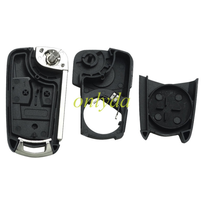 Free shipping For Opel  Corsa D 2B flip remote 7941 chip -434mhz Delphi 24JL06 28078933A ZY 15118064L