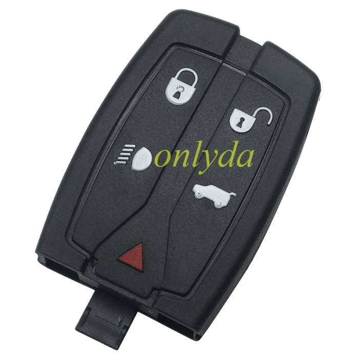 Free shipping 5pcs/lot landrover key shell 4+1 button， with  landrover  printed on it.