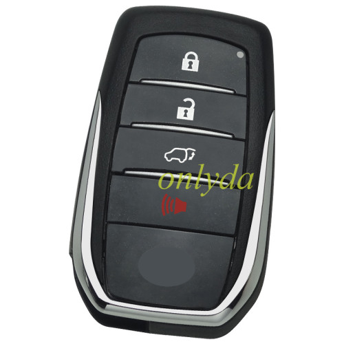 Free shipping For Toyota SW4 original 3+1 button remote key with   312-314mhz