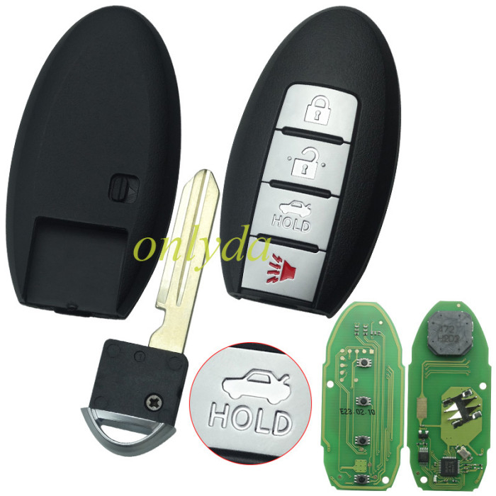 Free shipping Xhorse Universal Remotes 4 button Keyless Smart remote key with Proximity function VVDI2 PN: XSNIS2EN for mini key tool