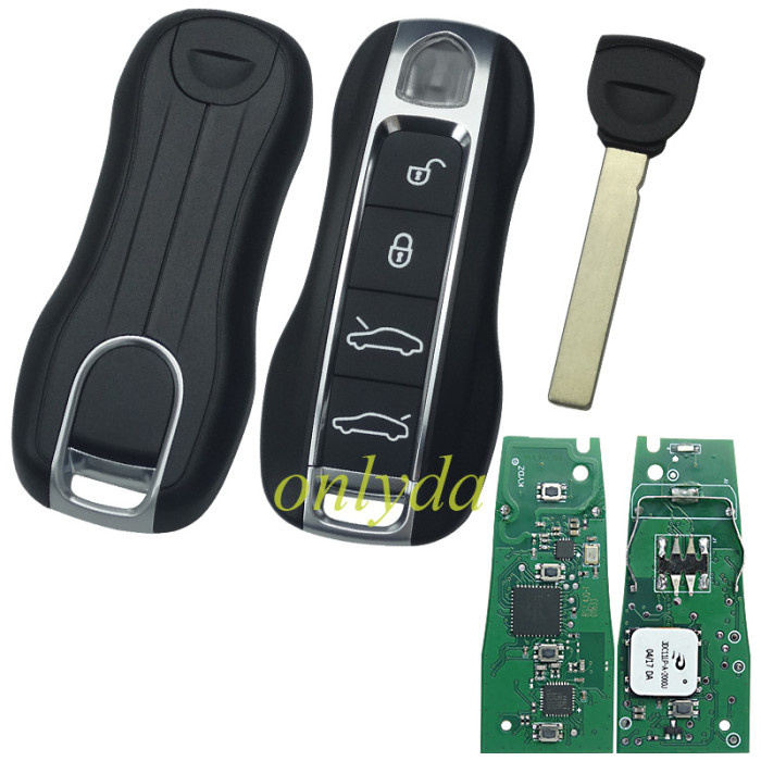 Free shipping new Aftermarket  5M key kydz for Porsche 911 Cayenne Panamera Macan  4 Button 433MHZ with 5M chip   keyless go，MLB KEY