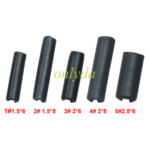 Flip key pin，Total 500pcs, 5 types, 100pcs/ type
