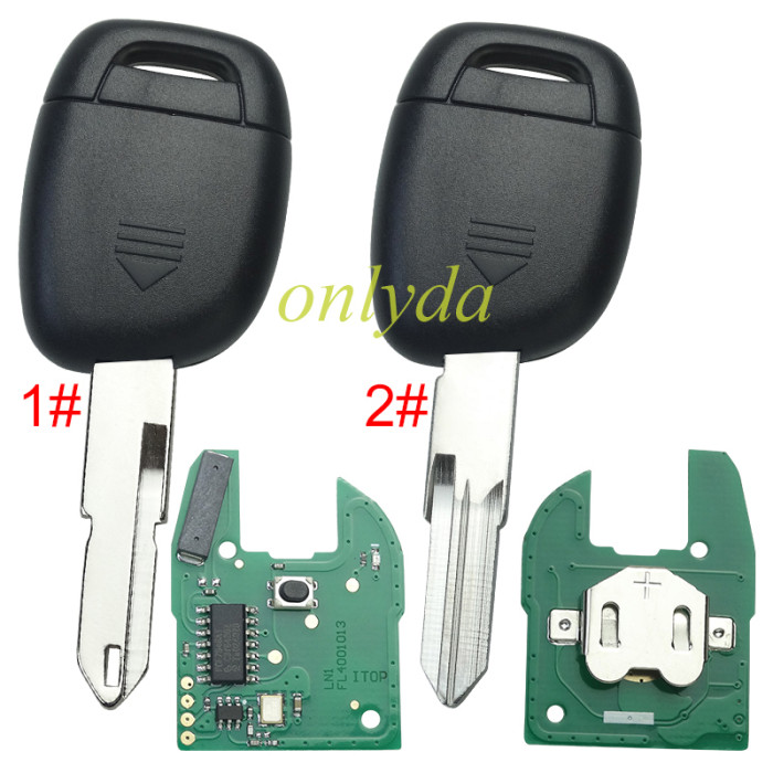 Free shipping High quality For Renault remote key  with original 7946 chip 434mhz, for  Symbol,Clio II,Kango IIClio ,KangoII   before 2000 year