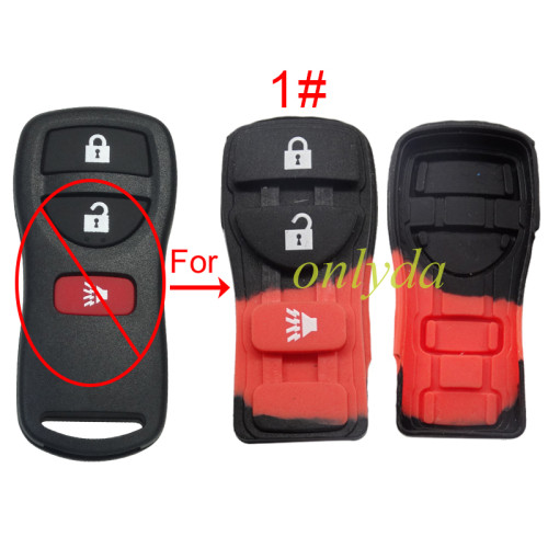 Free shipping 10pcs/lot For Nissan key pad , pls choose model