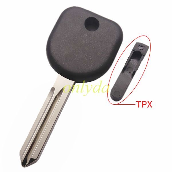 Free shipping 10pcs/lot Chevrolet , Buick, GM transponder key blank，can put TPX long chip