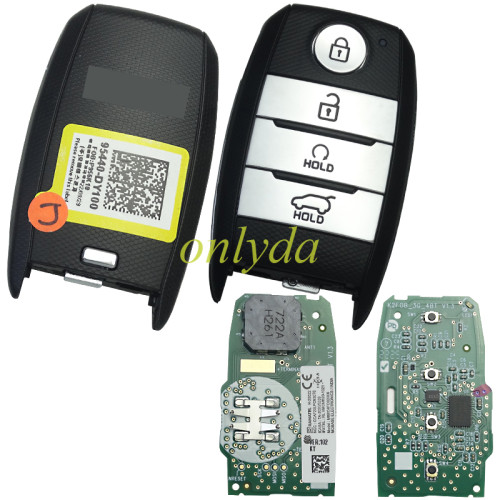 Free shipping Genuine Kia Carens 2022-2024 Smart Key, 4 Buttons 95440-DY100 433MHz chip ：DST-AES ID6A  95440DY100