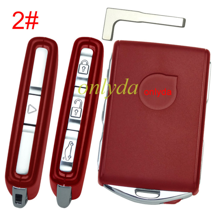 Free shipping For VOLVO remote replacement key shell with badge , pls choose colors.