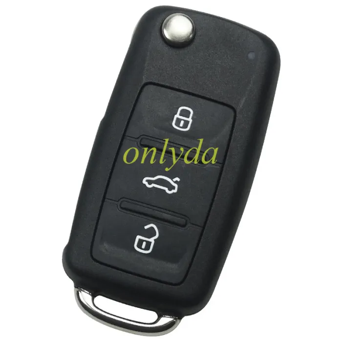 OEM VW 3 Button remote key with 434mhz model number is 3T0959753N