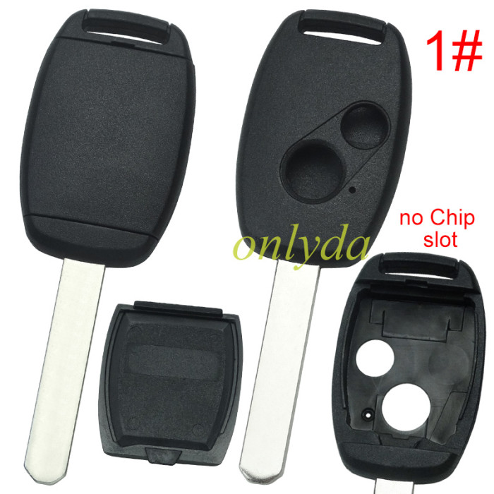 Free shipping 5pcs/lot Super Stronger GTL shell  Honda upgrade remote key shell （Without chip slot place)， pls choose button