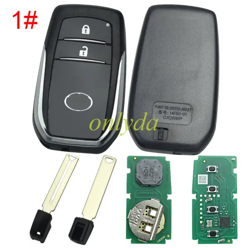 Xhorse XSTO01EN TOY.T for Toyota XM38 Smart Key with Key Shell Support 4D 8A 4A chip for Toyota Lexus pls choose key case style