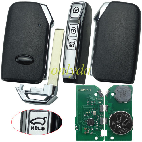 Free shipping For Kia TELLURIDE 2020 3Buttons/433MHz / NCF 29A1X HITAG3 / 95440-S9100