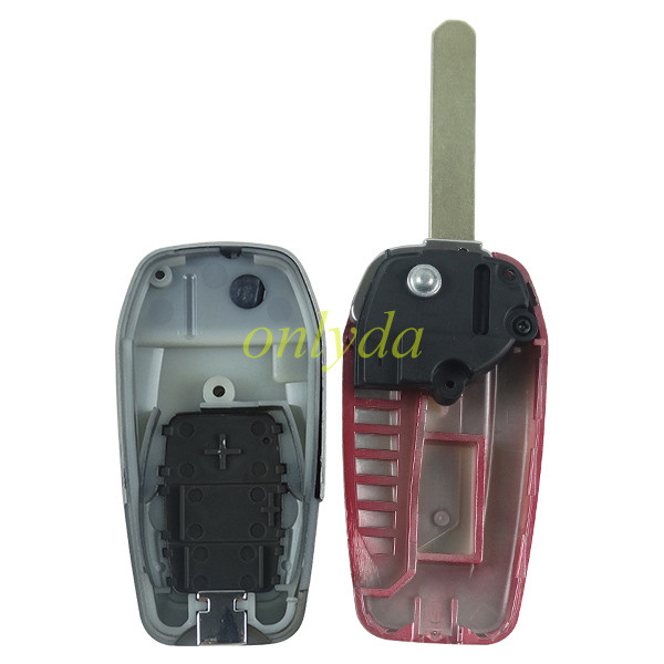 Free shipping 5pcs/lot For Honda modified remote key blank , please choose the button
