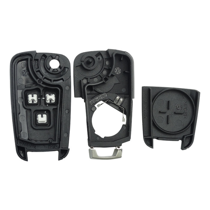 Free shipping 10pcs/lot For chevrolet remote key blank HU100 blade with cross badge place, pls choose the button