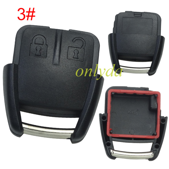 Free shipping 10pcs/lot For Chevrolet remote shell without battery holder， pls choose the button