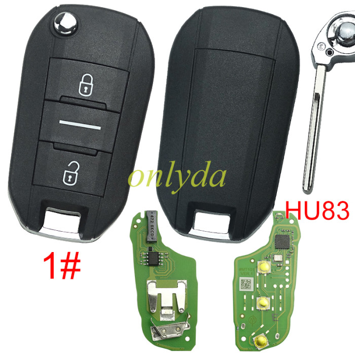 Free shipping XHORSE XEPG00EN Super Remotes with XT27B Super Chip PCB Board with Smart Key Shell with HU83 blade , pls choose button