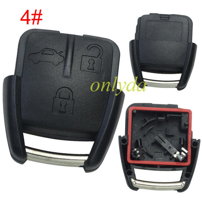 Free shipping 10pcs/lot For Chevrolet remote shell with battery holder， pls choose the button