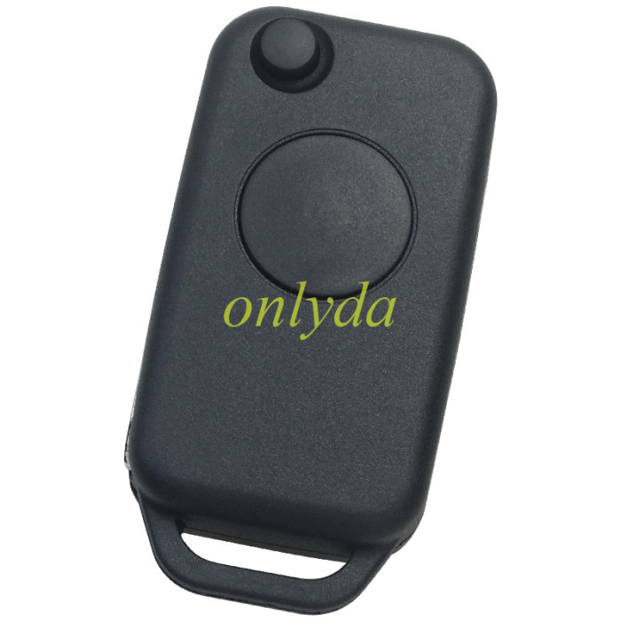 Free shipping 10pcs/lot For BENZ 1 Button flip key blank without badge, pls choose the blade