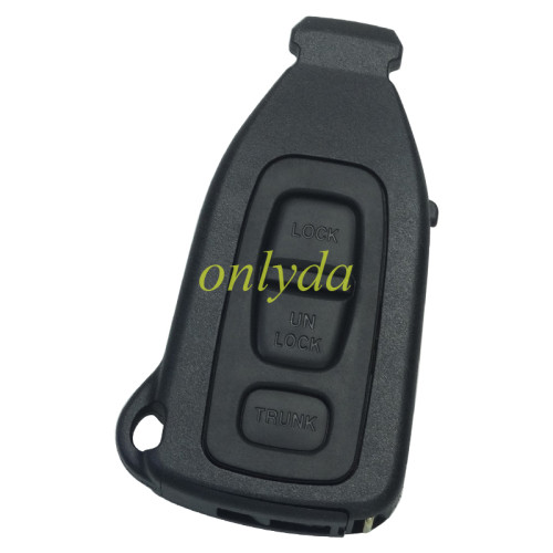 For Lexus 3 Button remote key blank with blade without badge