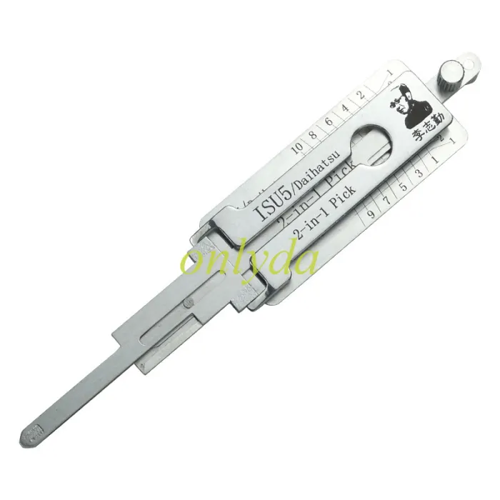 ISU5 Lishi 2 In 1 lock pick and decoder     genuine ! only for ignition lock