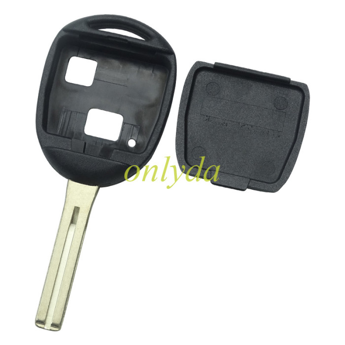 Free shipping 5pcs/lot Super Stronger GTL shell  Lexus upgrade 2 button key shell with badge , pls choose blade model
