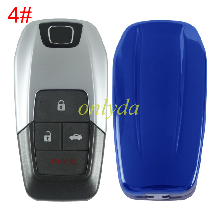 Free shipping 5pcs/lot For Honda modified remote key blank , please choose the button