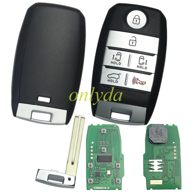 Free shipping 2015-2021 Kia Sedona 6-Button Smart Key with 433mhz with 47 chip  PN:95440-A9300 SY5YPFGE0