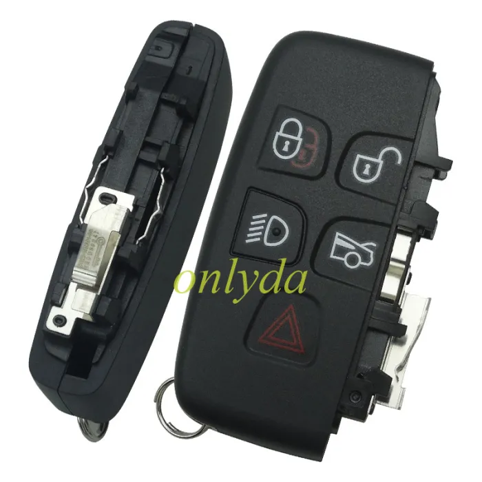 For Landrover  smart key 4+1 button 315MHZ /433 MHZ  with 7945 chip  changeable ID  Range Rover Sport, Vogue, Evoque, Velar 2010+  FCC ID: KOBJTF10A 5E0U402479