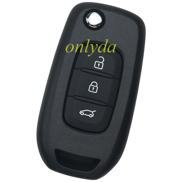 Free shipping original for Renault 3 Button remote Chip PCF7961M / HITAG AES / 4A CHIP-434MHZ  FSK  with DS badge