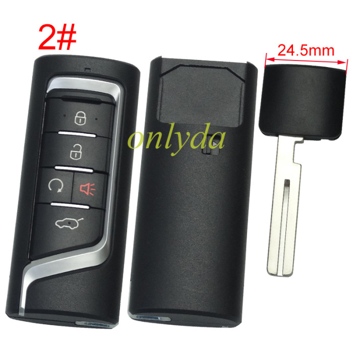 Free shipping 5pcs/lot for Trumpchi  remote key shell,please choose the model