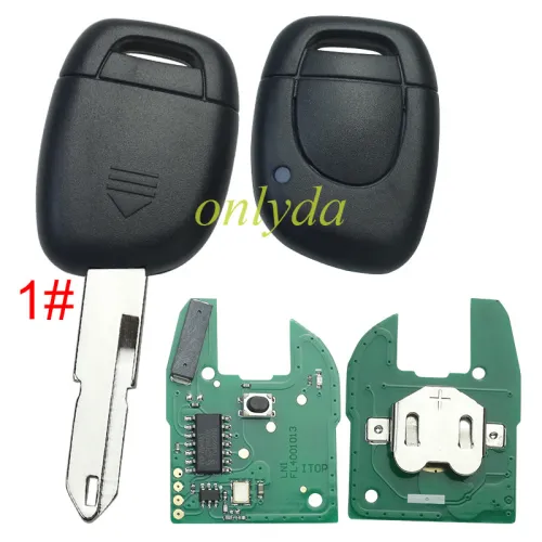 High quality For Renault remote key  with original 7946 chip 434mhz, for  Symbol,Clio II,Kango IIClio ,KangoII   before 2000 year