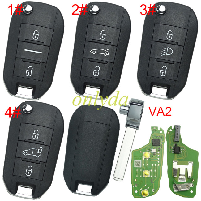 Free shipping XHORSE XEPG00EN Super Remotes with XT27B Super Chip PCB Board with Smart Key Shell with va2 blade , pls choose button
