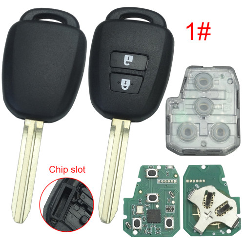 Free shipping For Toyota Rav4 remote key with FCCID: GQ4-52T 2013-2014 year,with 312.4Mhz-314Mhz chip need buy extra as your need