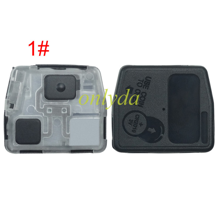 Free shipping 10pcs/lot For Lexus Land Cruiser prado 2/3 button remote shell， pls choose model