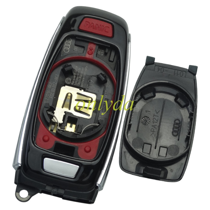 Free shipping Uninitialized High configuration original Audi 3 +1 button remote key MLB chip 5M for 2019 - 2022 Audi Smart Key 4B  with 433mhz FSK model   for  Audi A6 A7 A8 , twice  trunk   FCC : IYZ-AK2 Part #: 4N0.959.754.AM