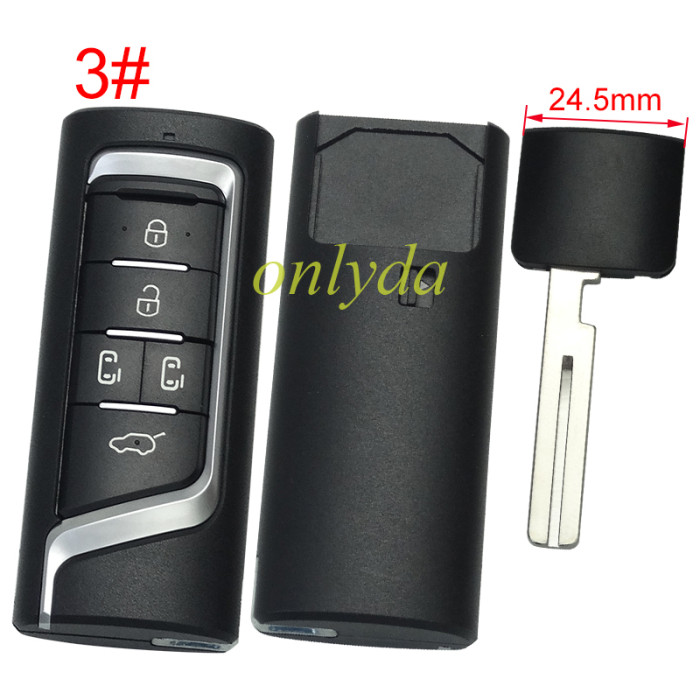 Free shipping 5pcs/lot for Trumpchi  remote key shell,please choose the model