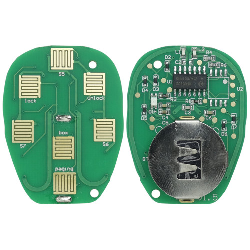 Free shipping 5pcs/lot For GM  remote key  with FCCID OUC60270-433mhz (GM # 15913421 , 15913420 ,  20869057 15857840 5913427), pls choose button