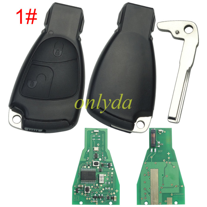 Free shipping For Mercedes Benz 2Buttons / 3Buttons, 433MHz, IYZ 3312 FOR BENZ B CLASS  C CLASS  E CLASS S CLASS  ML S CLK CL 1996-2005