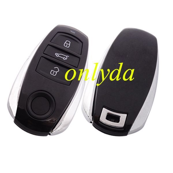 Free shipping For VW Touareg 3 button remote key blank with badge with high quality