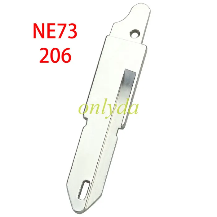 For Peugeot flip remote replacement key shell,blade NE73-with battery clamp without badge,pls choose the button