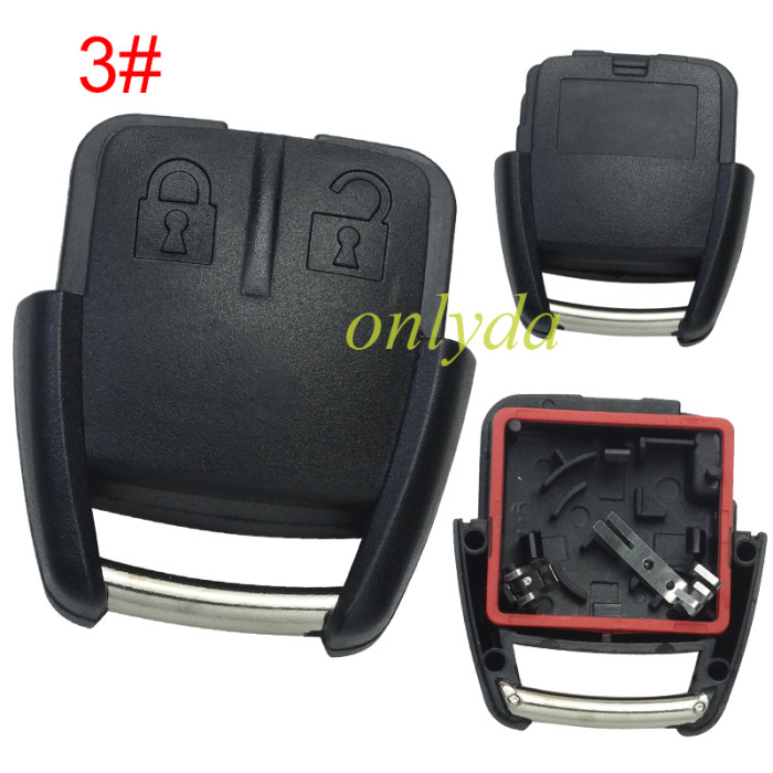 Free shipping 10pcs/lot For Chevrolet remote shell with battery holder， pls choose the button