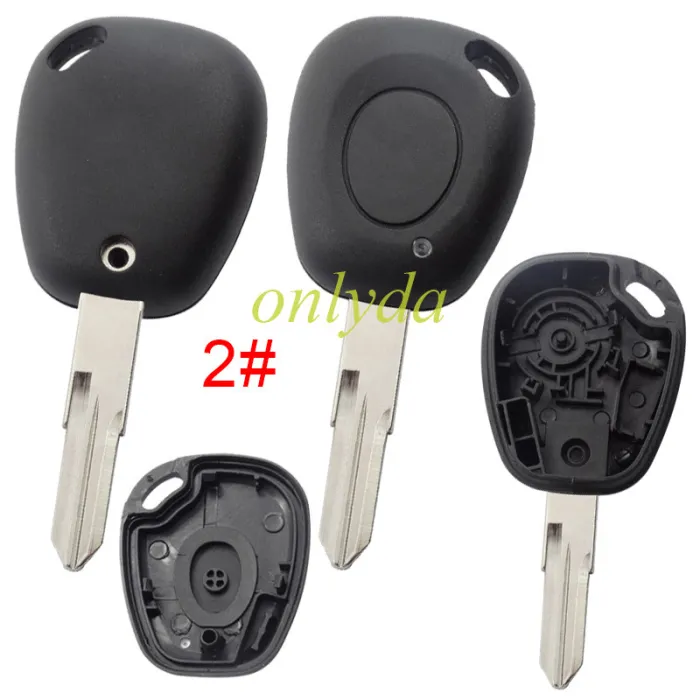For Renualt 1 button remote key  blank,with  NE73/Vac102. pls choose blade