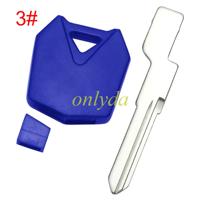 For KAWASAKI Motorcycle key bank with left blade, pls choose color